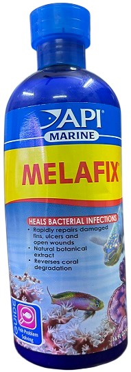 API Marine MELAFIX — Natural Treatment for Bacterial Infections in Marine Fish & Coral (237ml)