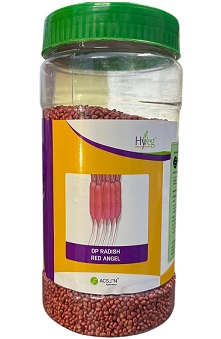 Acsen Hyveg Red Angel OP Radish Seeds — High‑Quality Open Pollinated Variety for Fresh Market (500ml)