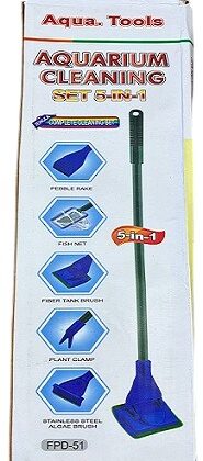 Aqua Tools Aquarium Cleaning Set 5-in-1 (FPD-51) — Multi-Functional Maintenance Kit