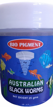 Australian Black Worms Bio Pigment — Natural Color Enhancer for Tropical Aquarium Fish
