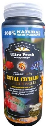 Azoo Royal Cichlid — Premium Nutrition for All Cichlid Species (130g)