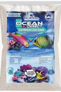 CaribSea Ocean Direct Live Reef Aragonite Sand — Natural Marine Aquarium Substrate (9kg)