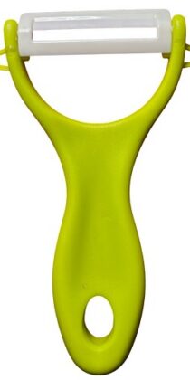 Ergonomic Vegetable Peeler – Sharp Stainless Blade with Easy‑Grip Green Handle