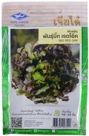 Chia Tai Home Garden Big Red Oak Lettuce Seeds