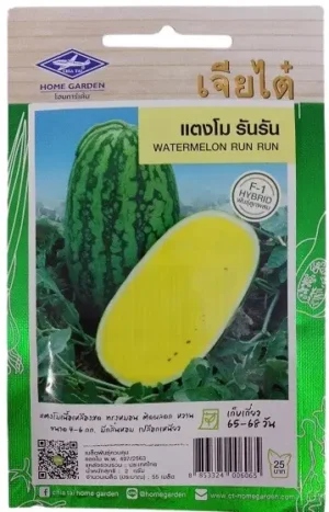 Chia Tai Home Garden Run Run Yellow Flesh Watermelon Seeds