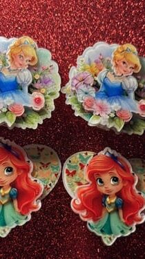 Disney Princess Belle Blue Hair Clips Two Sets