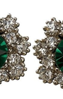 Emerald zirconia Luxury Jewelry Stud Earrings Set