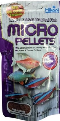 Hikari Micro Pellets 45 gm – Premium Daily Diet for Small Tropical Fish