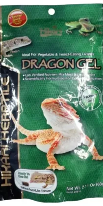 Hikari Dragon Gel Lizards Instant Gel Food – Ready‑to‑Use Diet for Bearded Dragons & Omnivorous Lizards