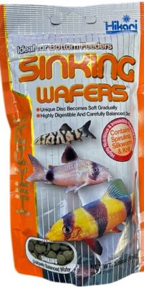 Hikari Sinking Wafers — Balanced Nutrition for Bottom-Feeding Fish (110g)