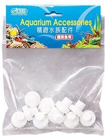 ISTA Ceramic Coral Frag Plugs — Multi‑Purpose Connectors & Fittings for Air Systems (10 pcs)