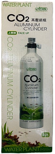 ISTA Face Up Refillable 05L CO₂ Aluminum Cylinder — Plant Supplement for Aquascaping Systems