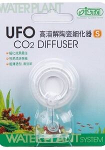 ISTA Planted Aquarium UFO Ceramic CO₂ Diffuser — Efficient CO₂ Distribution for Aquascapes (Small)