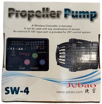 Jebao SW‑4 Wave Maker – Silent, Adjustable Flow Pump for Marine & Freshwater Aquariums