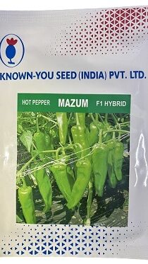 Known‑You MAZUM F1 Hybrid Hot Pepper Seeds — High‑Yield, Disease‑Resistant Variety for Commercial Farming (10g)