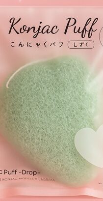 Konjac Puff Facial Cleansing Sponge Shell Shape – Low‑Irritation Natural Konjac Fiber