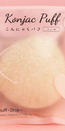 Konjac Puff Facial Cleansing Sponge – Drop Shape, Low‑Irritation Natural Konjac Fiber