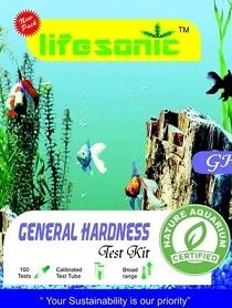 Lifesonic General Hardness High Range Water Test Kit — GH Aquarium Water Testing (100 Tests)