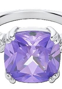 Light Blue Stone Zirconia Studded Silver Finger Ring