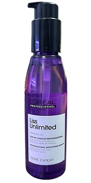 Loreal Professionnel Liss Unlimited Smoothing Oil — 24HR Frizz Control & Shine (125ml)