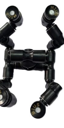 Mius Little Bone Mist Sprinkler 4 Nozzle — High-Pressure Misting System for Terrariums & Greenhouses