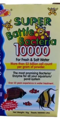 Ocean Free Super Battle Bacteria 10000 — Advanced Aquarium Water Conditioner & Beneficial Bacteria