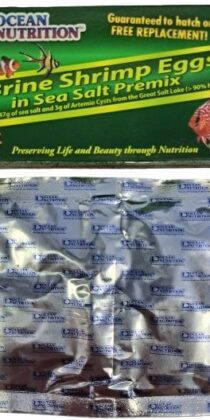 Ocean Nutrition Artemia Brine Shrimp Premix Eggs — Ready-to-Use Hatchery Mix for Aquatic Feeding (50g)