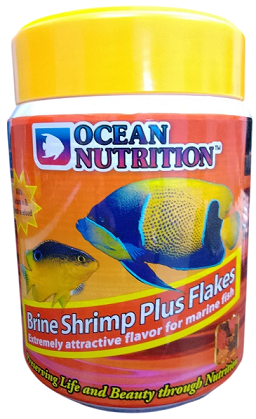 Ocean Nutrition Brine Shrimp Plus Flakes — Premium Flake Food for Tropical Fish (71g)
