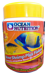 Ocean Nutrition Brine Shrimp Plus Flakes — Premium Flake Food for Tropical Fish (71g)