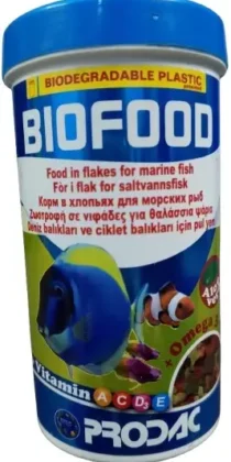 Prodac Biofood Marine Flakes — Protein-Rich Nutrition for Saltwater Fish (50g)
