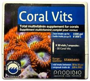 PRODIBIO Coral Vits — Multivitamin Supplement for Corals (30 Vials)