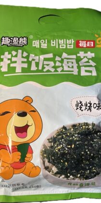 QUYUXIONG Korea Sesame Oil Roasted BBQ Flavored Crispy Seaweed