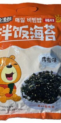 QUYUXIONG Korea Sesame Oil Roasted Crispy Niu Matsu Flavored Seaweed