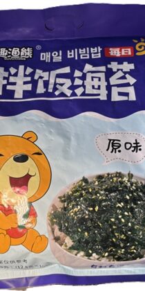 QUYUXIONG Korea Sesame Oil Roasted Original Flavored Crispy Seaweed
