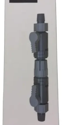 Qanvee Quick Release Double Tap 16MM — Easy Disconnect Valve for Aquarium Filters & Chillers