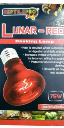 Reptilepro 75W Lunar Red Basking Lamp