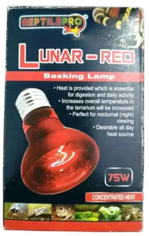 Reptilepro 75W Lunar Red Basking Lamp