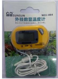 SUNSUN Battery Probe Digital Thermometer