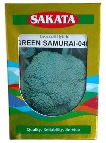 Sakata Green Samurai 0400 Hybrid Broccoli Seeds — High‑Yield, Uniform Heads for Commercial Farming (2000 Seeds)
