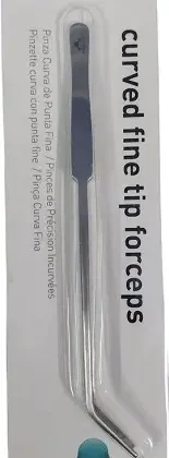 Seachem Aquavitro Curved Fine Tip Forceps — Precision Aquascaping Tool for Aquarium Planting