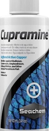 Seachem Cupramine — Advanced Copper-Based Parasite Treatment (100ml)