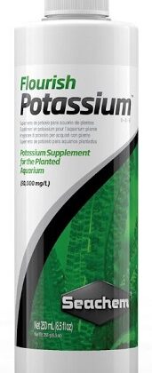 Seachem Flourish Potassium — Essential Nutrient for Vigorous Plant Growth (250ml)