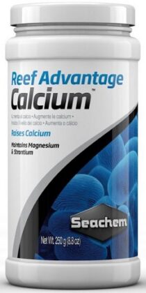 Seachem Reef Advantage Calcium — Bioavailable Calcium Supplement for Reef Aquariums (250g)