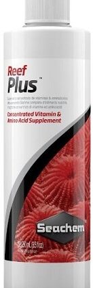Seachem Reef Plus — Concentrated Vitamin & Amino Acid Supplement for Reef Aquariums (250ml)