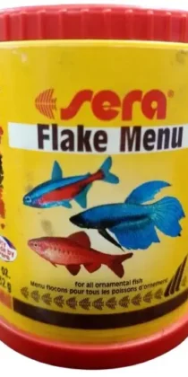 Sera Flake Menu — 4-in-1 Variety Flake Food for Aquarium Fish (150ml)