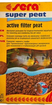 Sera Super Peat — Natural Peat Granules for Aquarium Water Conditioning (500g)