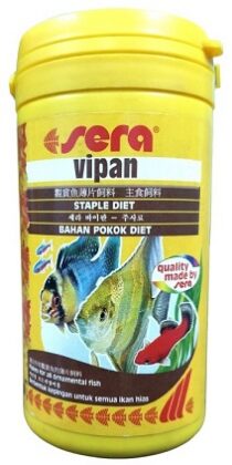 Sera Vipan — Classic Staple Flake Food for Ornamental Fish (60g)