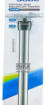 SOBO Stainless Steel Aquarium Heater 300W — High-Quality 304 Grade Submersible Heater