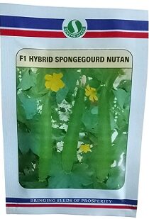 Sungro Seeds Nutan F1 Hybrid Sponge Gourd Seeds — High‑Yield, Early‑Maturing Variety for Commercial Cultivation (100g)