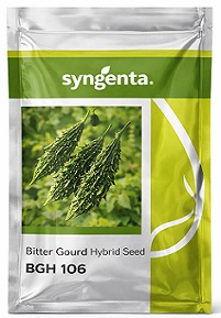 Syngenta BGH 106 Hybrid Bitter Gourd Seeds — High Yield Green Variety (50g)
